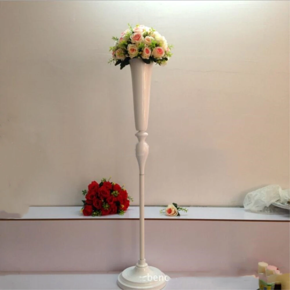 New Arrival White Flower Vase Height 120 cm Wedding Centerpieces Vase