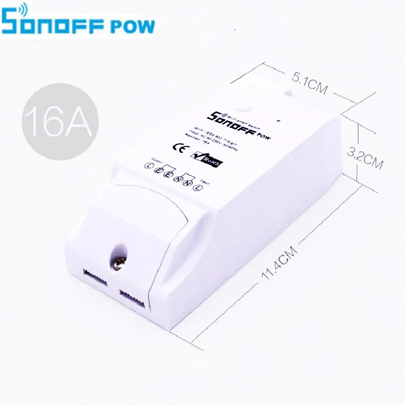 Itead Sonoff POW беспроводной умный модуль автоматизации переключатель Wi Fi Умный дом