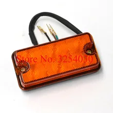 Поставка внутренний желтый 3 провода 12-24 В Прямоугольник светодиодный поворотный свет Рулевой свет HX-071 100*50 мм для вилочных погрузчиков Tailift HangCha