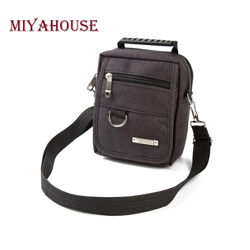 Miyahouse multifunction الرجال قماش الخصر حزم للرجال حزام الخصر أكياس الرجال حقيبة سفر صغيرة حقيبة crossbody رسول أكياس