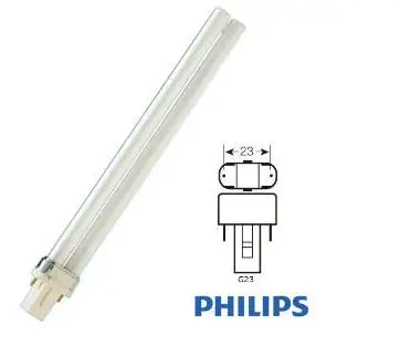 PHILIPS 11W PL S 11W/10/2P UVA compact fluorescent lamp,Phototherapy ...