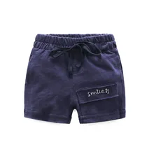 Лето г. шаблон шорты для девочек и мальчиков Досуг корейский хлопок письмо спортивный ребенок Штаны детские штаны детская одежда