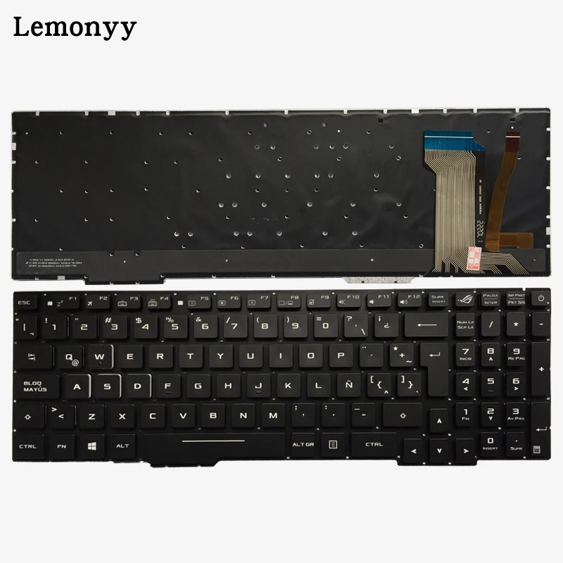 

Latin Laptop Keyboard For ASUS GL553 GL553V GL553VW ZX553VD ZX53V ZX73 FX553VD FX53VD FX753VD FZ53V LA keyboard with backlit