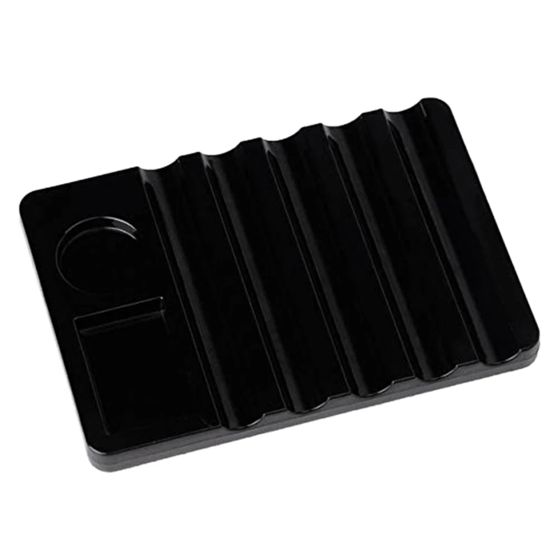 Nail Art Brushes Pen Holder Stand for 5 Makeup Nail Art Brush Paint Palette Tool