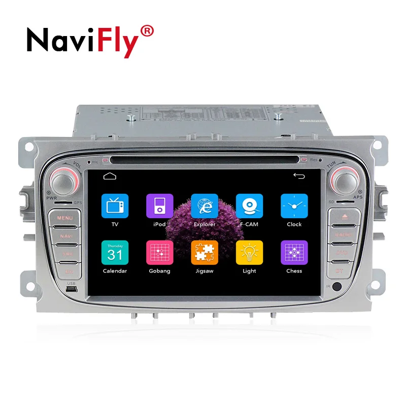 Flash Deal Navifly Free shipping 7" car multimedia gps navigation system for ford focus 2008-2011 Car Radio GPS Navi BT 1080P Ipod Map 2