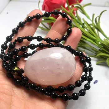 

Natural Pink Sandstone Crystal Yoni Egg Gemstone Massage Stone With Chain Pelvic Floor Muscle Vaginal Exercise