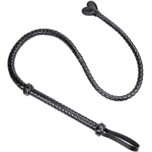 130cm Long Leather queen heart SM Sex Spanking Whip slap body strap beat lash flog tool fetish adult slave game toy for couple