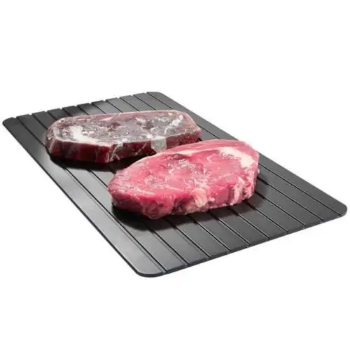Defrosting Tray Thaw Frozen Food In Minutes No Electricity No Chemicals Fast & Easy Microwave Hotel Home Kitchen Tool