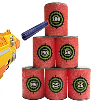 

12 PCS EVA Soft Target Blasters for Nerf N-strike Elite Series Dart