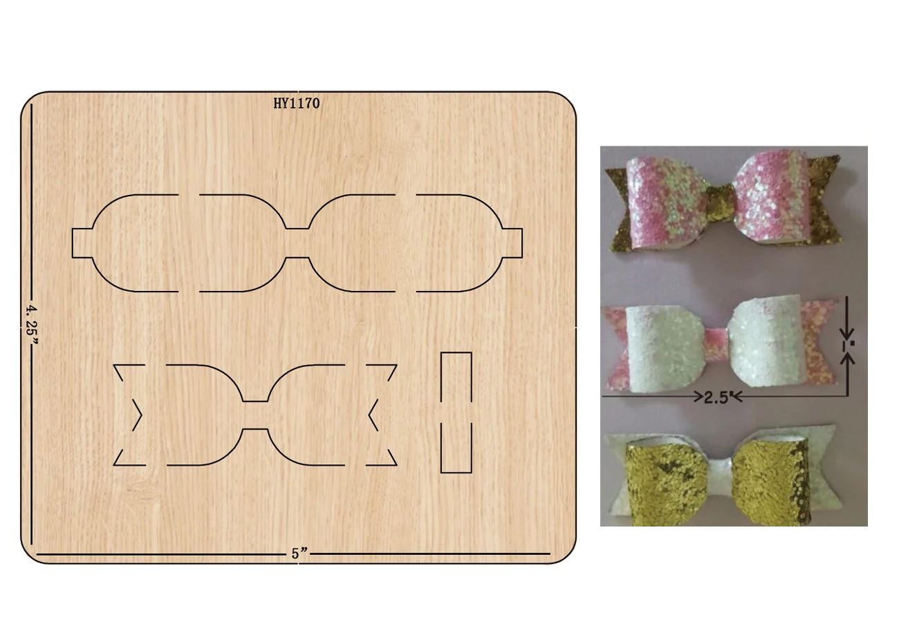 

bow cutting dies 2019 new die cut &wooden dies Suitable for common die cutting machines on the market