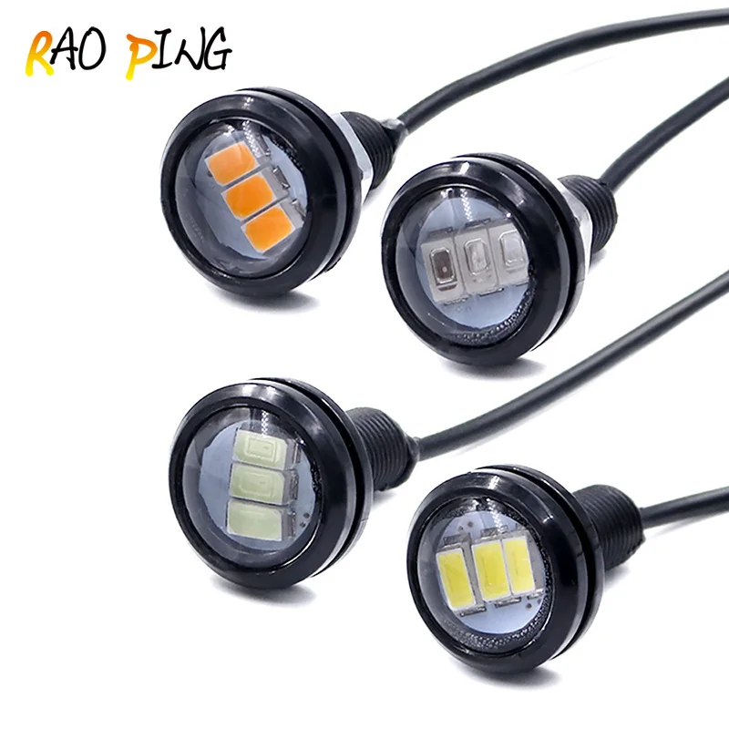 Raoping 2PCS Eagle Eye Led Drl 23mm Car Led Daytime Running Light