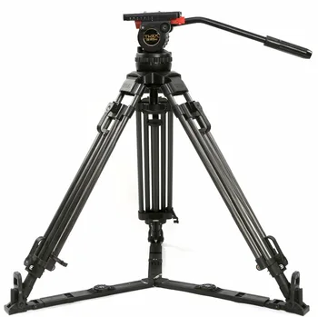 

66" V12L PLUS Pro Video Camera Tripod Kit Camcorder Tripod w/ Fluid Head 12KG Aluminum FOR TILTA Rig Red Scarlet Epic FS700