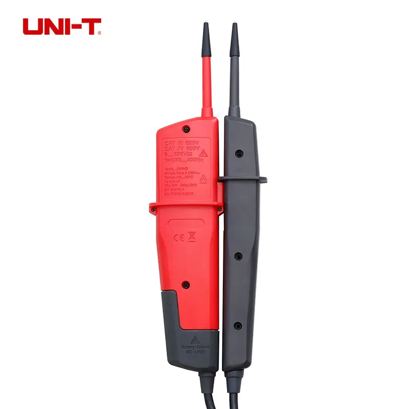 UNI-T UT18C 0~ 690 V AC DC Индикатор напряжения ЖК-дисплей Дисплей автоматически настраивающийся диапазон IP65 Водонепроницаемый метр без Мощность Тесты Функция