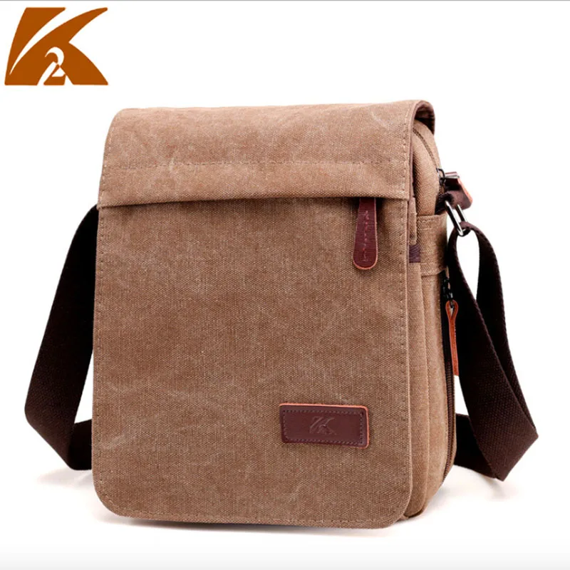 

2018 Direct Selling Promotion Kvky Casual Men's Bags Cool Canvas Bag Men Messenger High Quality Brand Bolsa Feminina Shoulder