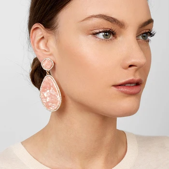 

Dvacaman Indian Bridal Statement Crystal Earrings Women Lady Rhinestone Drop Dangle Earrings Fashion Jewelry Gift Wholesale ZZ92