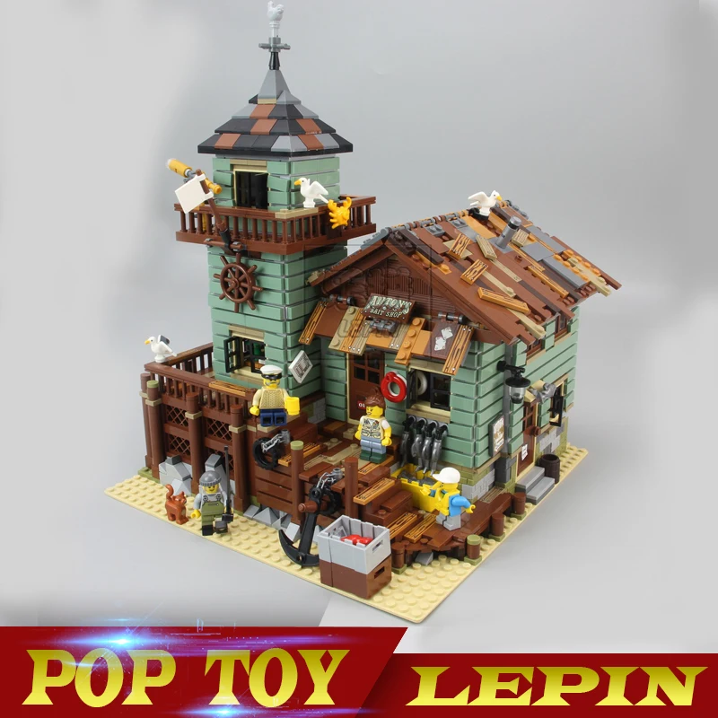 

In Stock Lepin 16050 2109Pcs MOC The Old Finishing Store Set Children Educational Building Blocks Bricks Toys Model Clone 21310