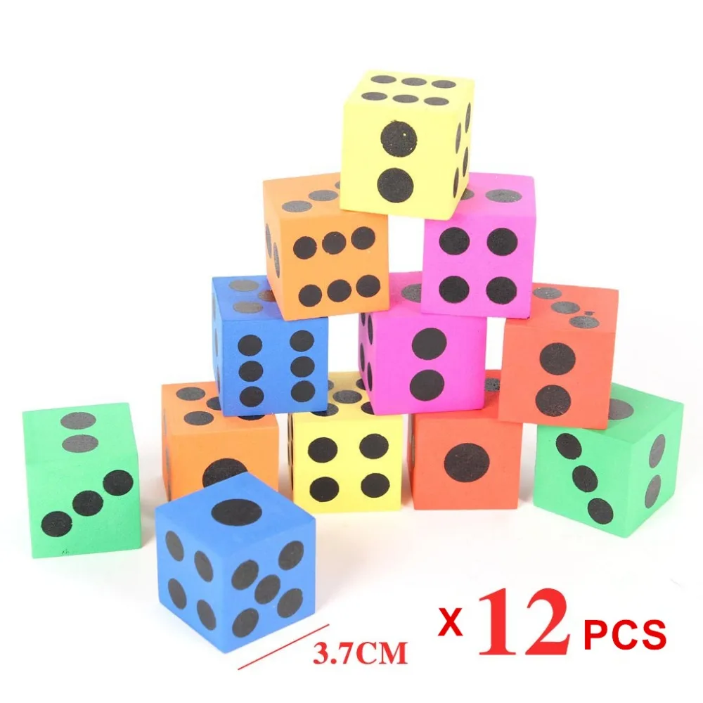 1 Set Kids Novelty Toy EVA Foam Dice Early Learning Educational Gag