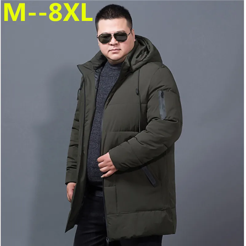 10XL 8XL 6xl 5x Новая зимняя куртка Для мужчин толстый бархат теплое пальто