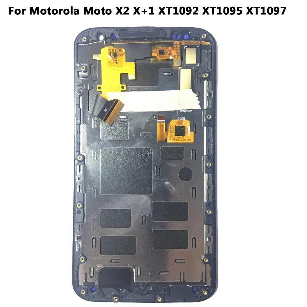 

New 100% Working LCD Display Touch Screen Digitizer Frame Assembly Replacement For Motorola Moto X2 X+1 XT1092 XT1095 XT1097