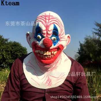 

Hot New Knight of Darkness Clown Head Mask Evil Circus Clown Mask Pennywise Halloween Horror Party Fancy Dress Costume Accessory