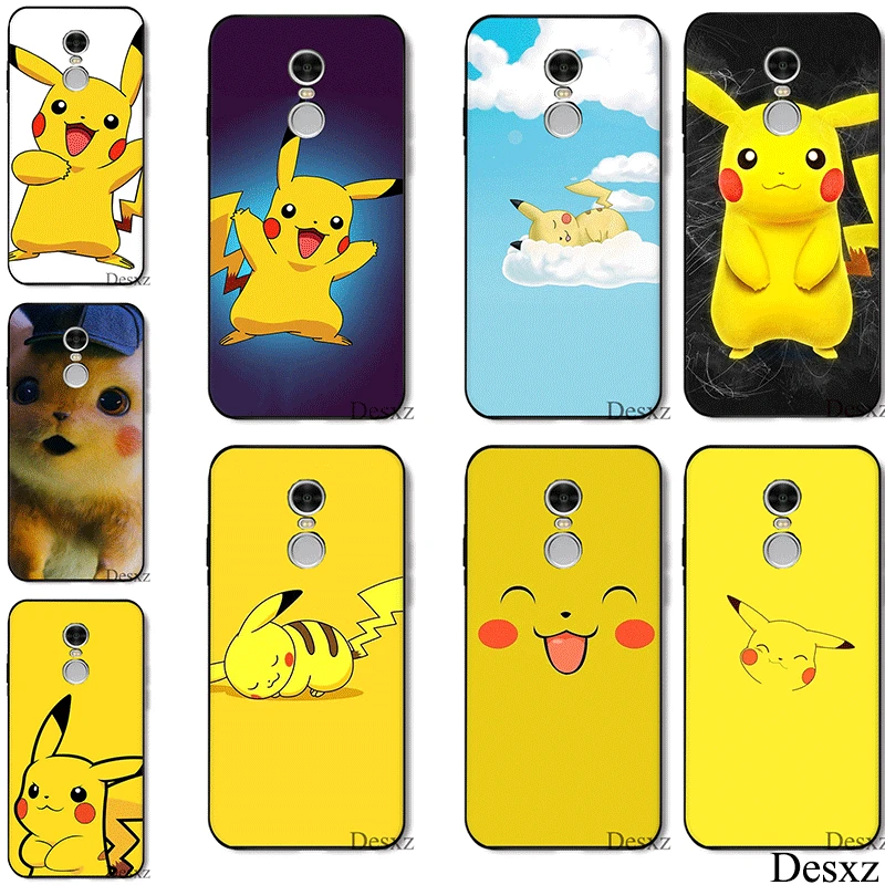 

Desxz Silicone Tpu Shell Pikachu Phone Case Phone Case For Redmi 4A 4X 5A 5 Plus 6 6A Pro 7 S2 Cover Protection