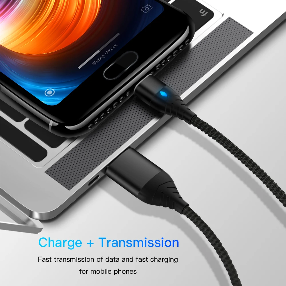 3а Магнитный USB кабель 8Pin для iPhone Тип C магнит зарядное устройство данных Быстрая зарядка микро USB кабель для samsung Xiaomi
