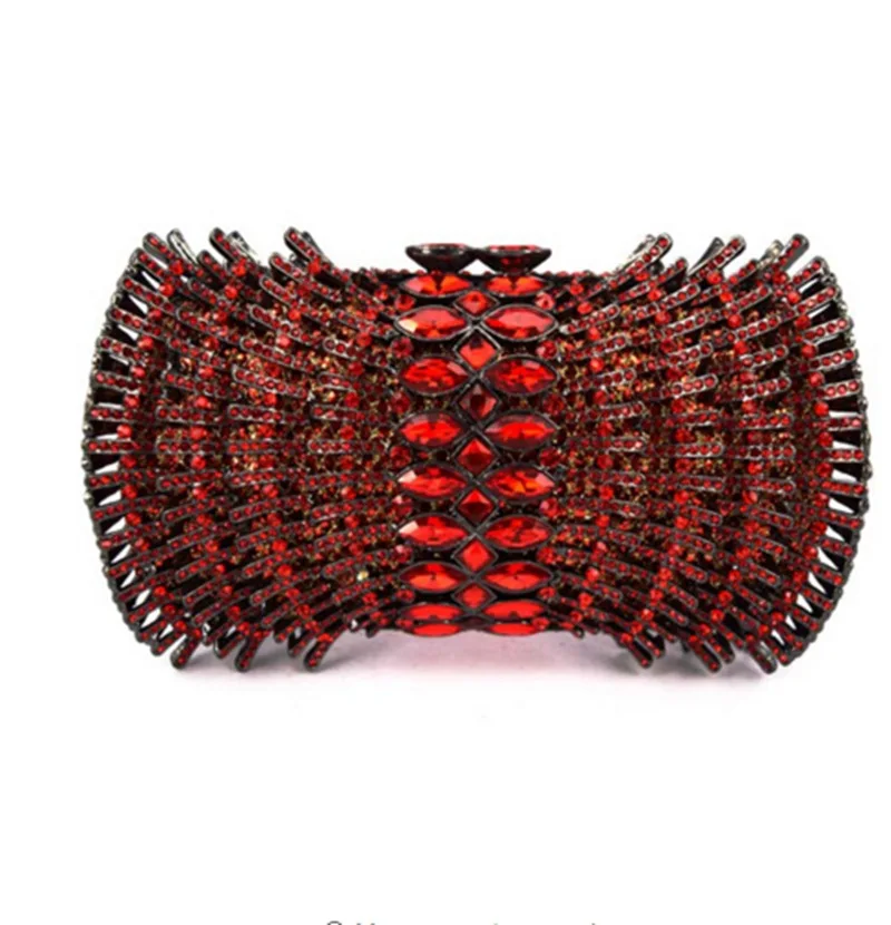 XIYUAN Woman Evening bag Women Diamond Rhinestone Clutch Crystal Chain Shoulder Small Purse Wedding Purse Party Evening Bags red XIYUAN Woman Evening bag Women Diamond Rhinestone Clutch Crystal Chain Shoulder Small Purse Wedding Purse Party Evening Bags red