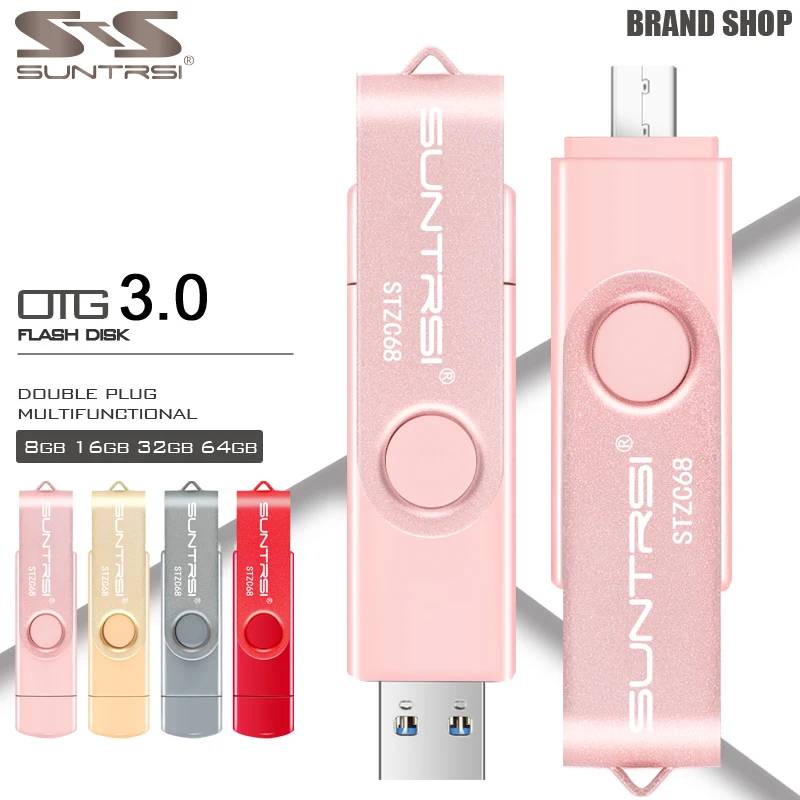 Suntrsi OTG USB Flash Drive High Speed USB 3.0 External