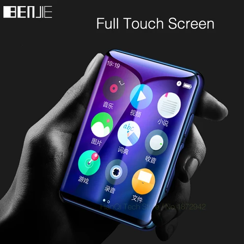 Leitor de Música Leitor de E-book gb do Leitor de Música de Benjie Mp3 com Leitor de Vídeo de Rádio Mp3 com Orador Completo de Benjie x6 Touch Screen fm Incorporado 4 gb 8 do Mod. 1336301