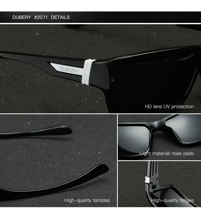 Бренд dubery, дизайнерские Квадратные Зеркальные поляризованные солнцезащитные очки для мужчин, роскошные винтажные летние мужские солнцезащитные очки, мужские солнцезащитные очки