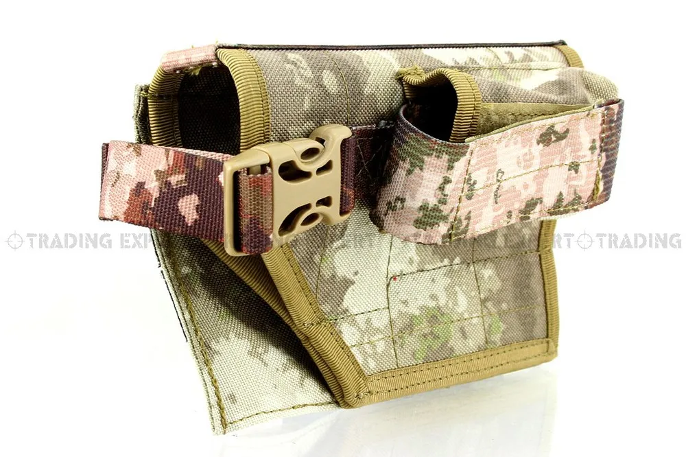 1000D tactical molle magazine pouch Horizontal MOLLE pistol holster with flashlight pouch (A