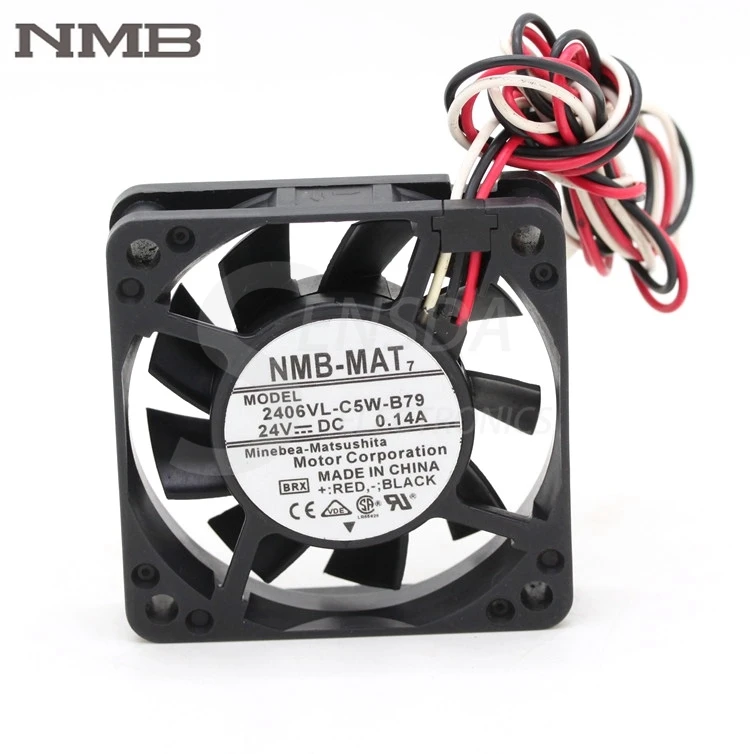 Для NMB 2406VL C5W B79 6015 60 мм 6 см DC 24V 0.14A водонепроницаемый вентилятор|waterproof fan|dc 24v fan60mm fan