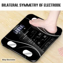 Por Bathroom Scale Battery Lots Bathroom Scales Led Screen Body Grease Electronic Weight Scale Composition Ysis Health Smart Home