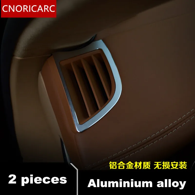 

CNORICARC Dashboard Air Conditioning Outlet frame sequins decoration cover trim for Porsche Panamera Cayenne Aluminium alloy