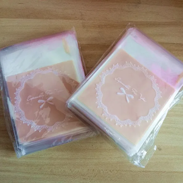 

100PCS/lot 70*70mm/Especially for you Brown series Backed Food Packing bag/Biscuit PVC packing bag/Open top Snack Packing Bag