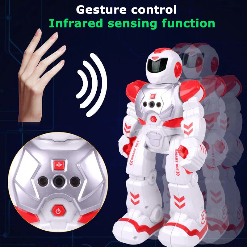 Remote Control Intelligent Robot Gesture Control Induction Programming Mechanical Warfare Charging Children