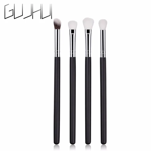 Special Offers 4Pcs Wood Makeup Brushes Set Foundation EyeShadow Concealer Brush Blending Contour make up Tools pincel maquiagem