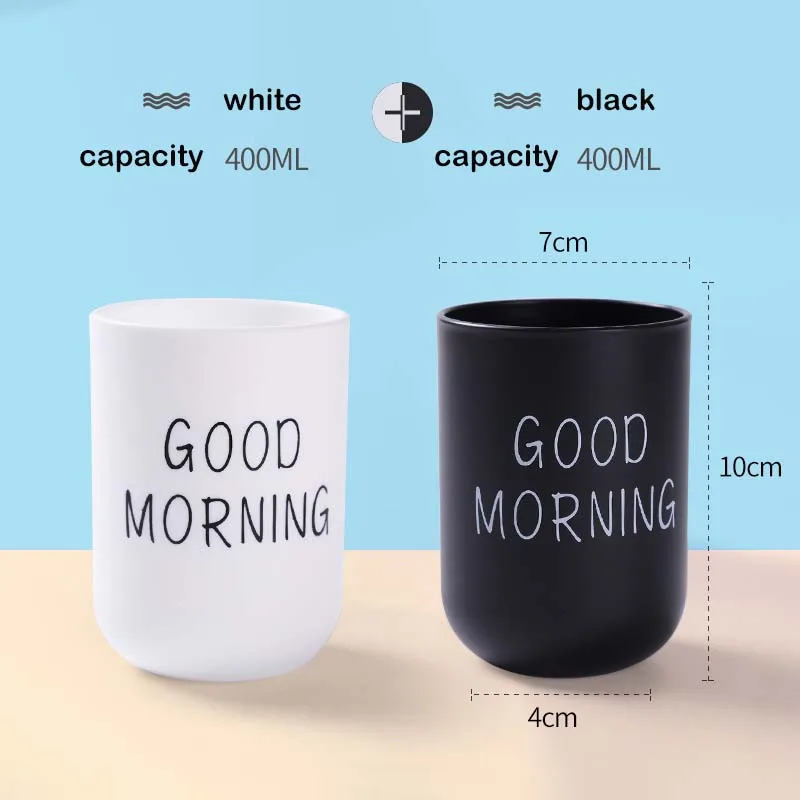 Nordic Plastic Toothbrush Holder Travel Portable Washing Cup Tooth Brush Storage