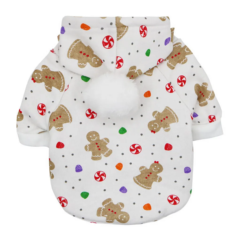 

2020 dog clothes Christmas Dog Pet Clothes Hoodie Warm Thicken Sweatshirts Puppy Coat Apparel ropa para perro french bulldog