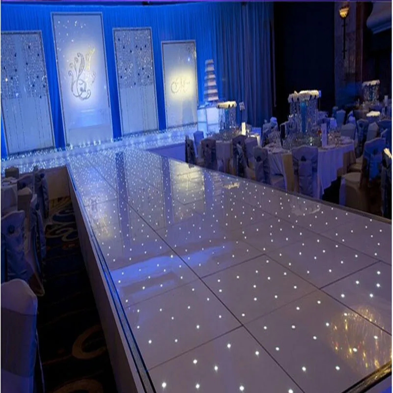 20*16 LINGHTED DANCE FLOOR White Twinkling LED T Stage Floor