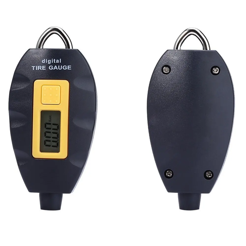 Digital Tire Pressure Gauge Keychain Style Mini Tire Pressure Gauge Meter for Cars Truck