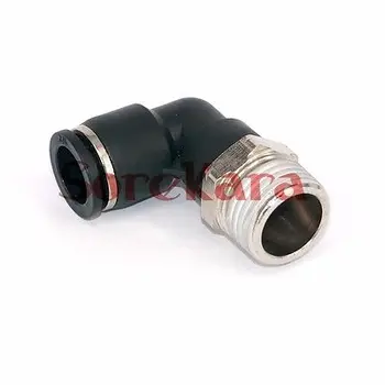 

Pneumatic Male Elbow Connector Tube OD 5/32" X NPT 1/8" Push In Fitting