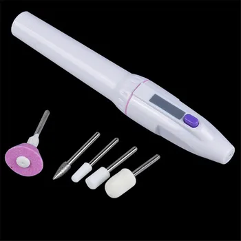 

Nail Art Tools 1 Set 5 Bits Electric Manicure Nail Drill File Grinder Grooming Kit Art Salon Manicure Pen Tool