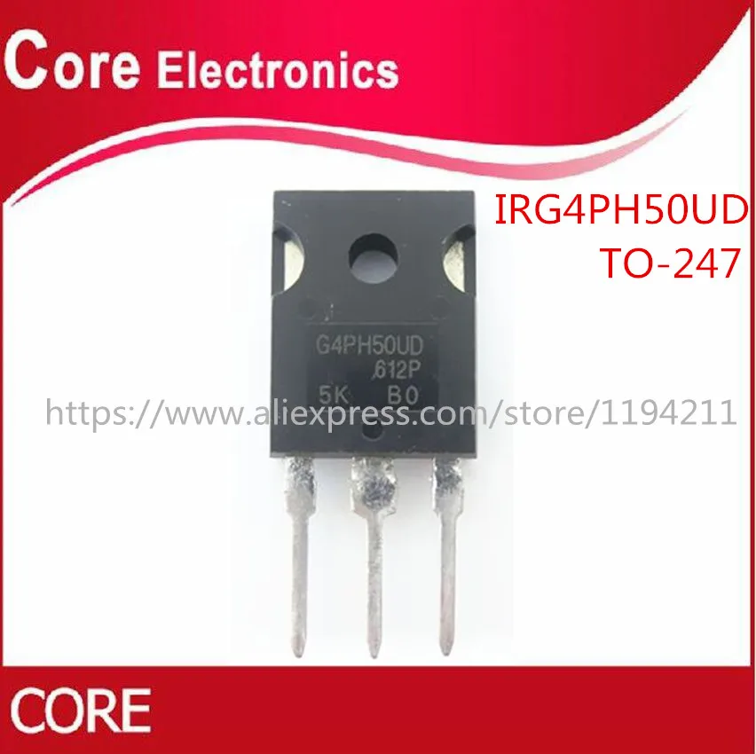 50 шт./лот IRG4PH50UD G4PH50UD IGBT 1200V TO-247 | Электронные компоненты и принадлежности