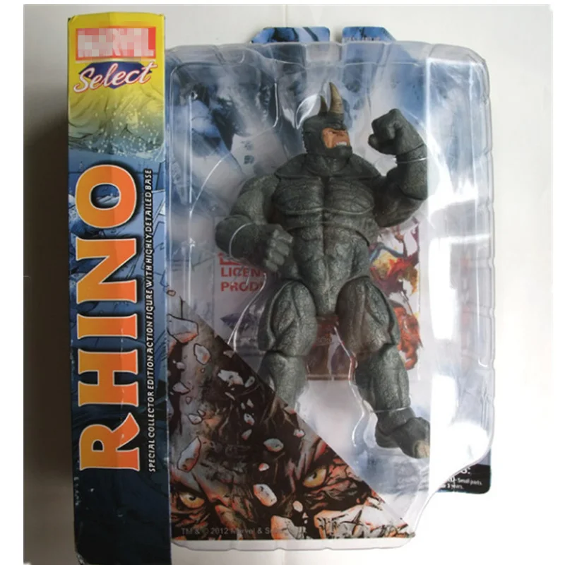 Spider Man Supervillain Rhino Spider Man Number one Enemy PVC Action Figure