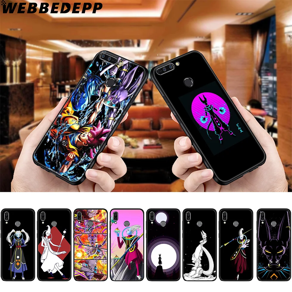 Мягкий чехол Dragon Ball Z Whis beerus для Huawei P8 P9 P10 P20 P30 Lite Pro P Smart Plus 2019 Y6 Prime 2018 2017 Mini |