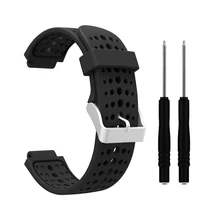 Bracelet de montre en Silicone pour Garmin Forerunner 220 230 235 630 620 735 approche S20 S5 S6 accessoires de montre intelligente