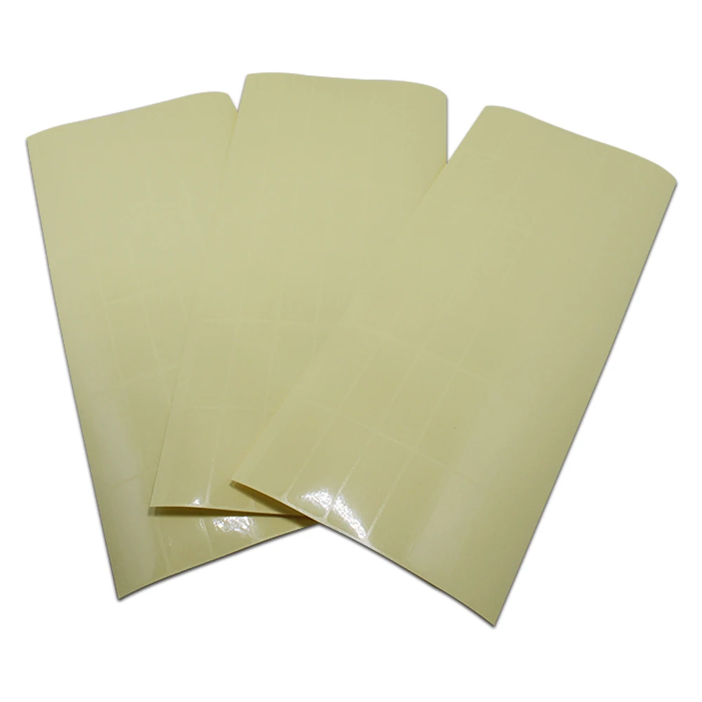 Clear Rectangular Plastic Baking Food Sealing Package Stickers Self