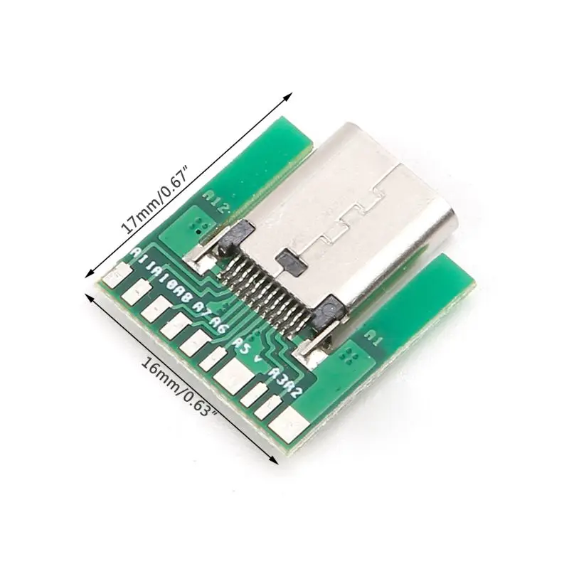 OOTDTY USB 3 1 Тип C гнездо разъем SMT с ПК совета DIY 24pin|Соединители| |