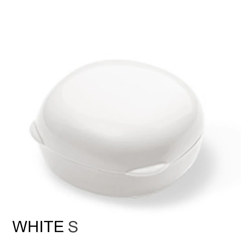 Пластиковый контейнер для мыла, Переносные Чехлы Для Путешествий, Походов, твердый держатель, экологически чистый мыльница, Товары для ванной, легко носить с собой - Цвет: white S